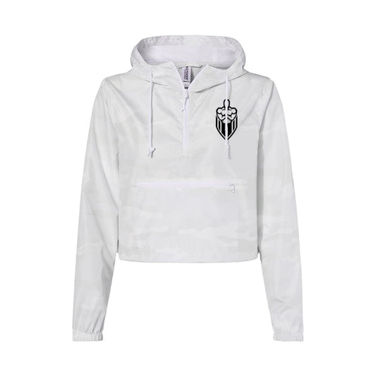AEP Women’s Lightweight Pullover Crop Windbreaker