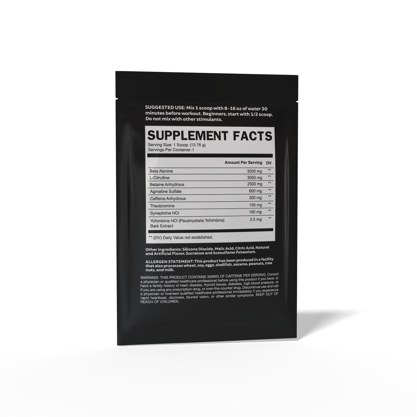 Pipe Hitter Pre-Workout Sample - 1 serving