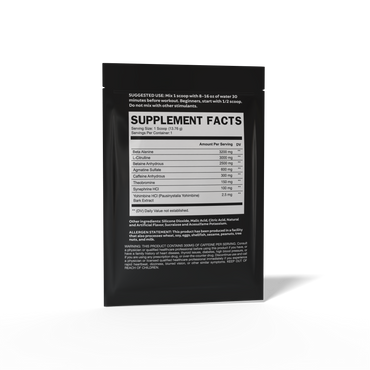 Pipe Hitter Pre-Workout Sample - 1 serving