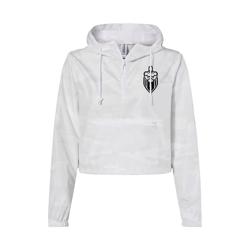 AEP Women’s Lightweight Pullover Crop Windbreaker