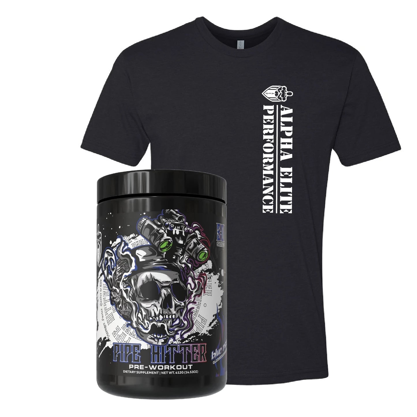 Pipe Hitter Pre-Workout T-shirt Bundle
